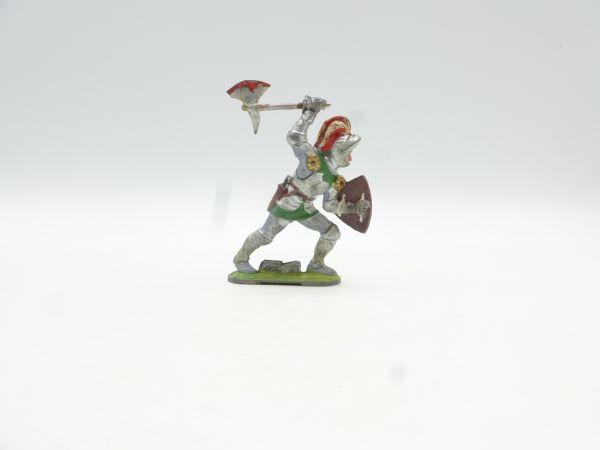 Lone Star (Metal) Knight standing with bloody battle axe + shield