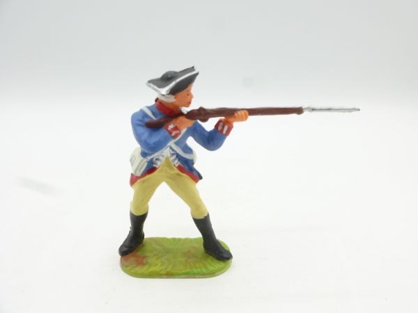 Elastolin 7 cm Prussians: soldier standing firing, no. 9165
