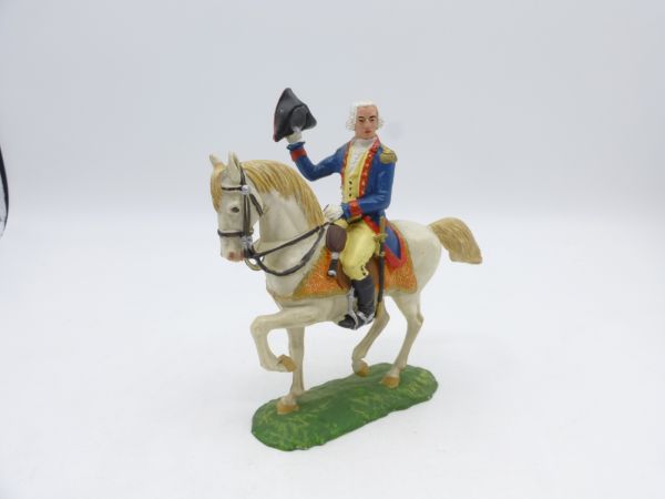 Elastolin 7 cm Prussians: Officer on horseback, No. 9100