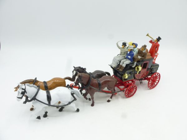 Matchbox Stagecoach, four-horse - drawbar loose, otherwise great condition