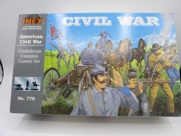IMEX 1:32 Civil War, Confederate Complete Casson Set, No. 778 - orig. packaging