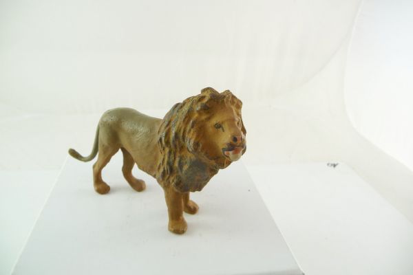 Lineol Lion standing, 40-60 years - very good condition, no cracks