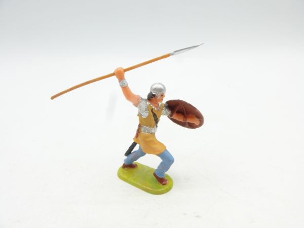 Elastolin 4 cm Norman throwing spear, no. 8841, beige - great combination