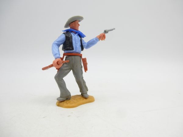 Timpo Toys Cowboy 2nd version standing with rifle + pistol