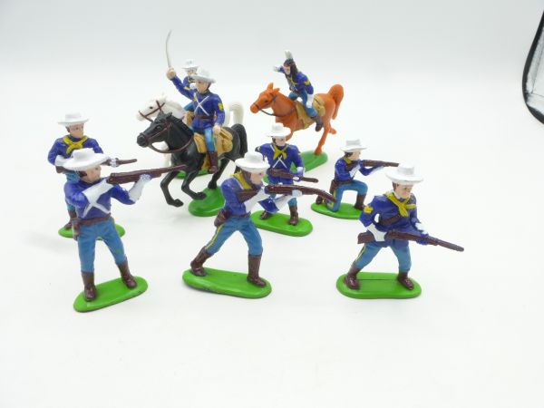 Panini 7th Cavalry-Set (3 Reiter, 6 Fußfiguren)