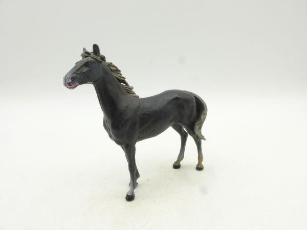 Elastolin Horse standing, No. 3810, black