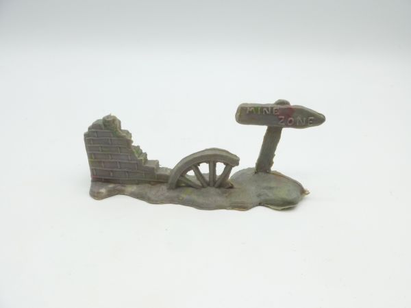 Crescent Toys Signpost, grey - great item for dioramas
