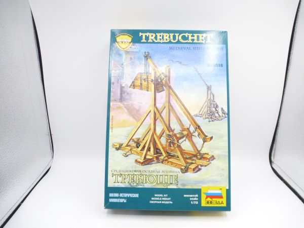 Zvezda 1:72 Trebucket, Medieval Siege Engine, No. 8516 - orig. packaging