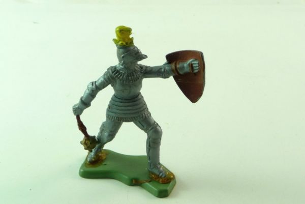Britains Knight on foot with flail and shield