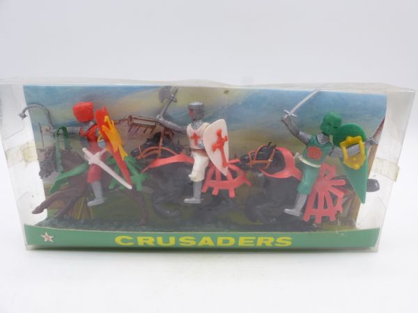 3 crusaders riding - in blisterbox