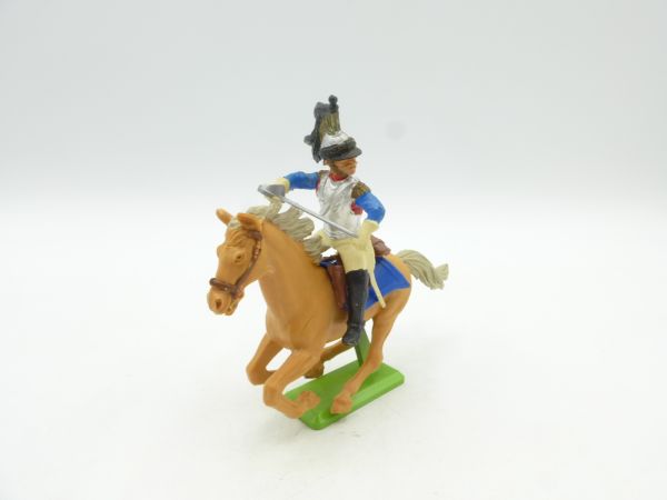 Britains Deetail Waterloo soldier on horseback with great uniform