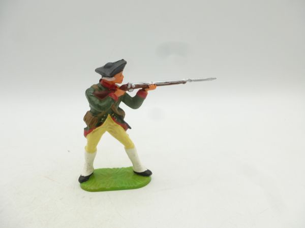 Elastolin 7 cm American Militia: Soldat stehend schießend, Nr. 9145