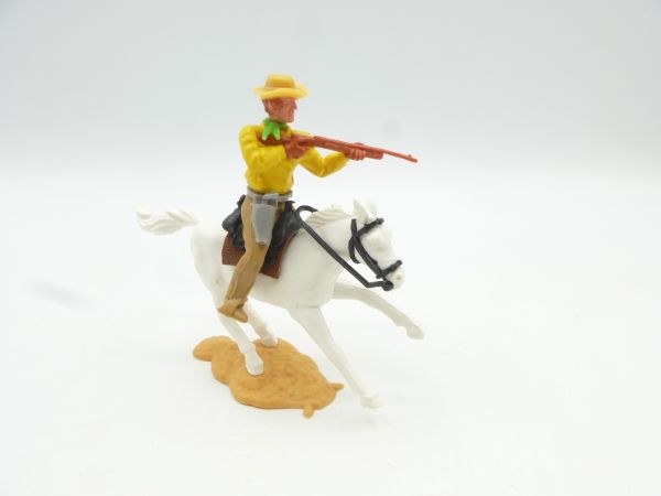 Timpo Toys Cowboy 3rd version riding, firing gun