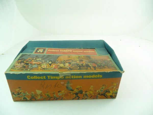 Timpo Toys Empty box / sales box for riding Cowboys - traces of storage see photos