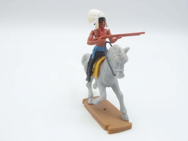 Plasty Indian riding, firing rifle (removable)