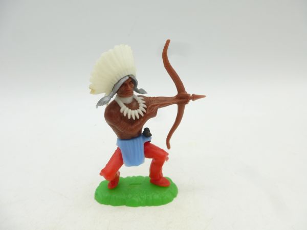 W. Germany Indian kneeling with bow