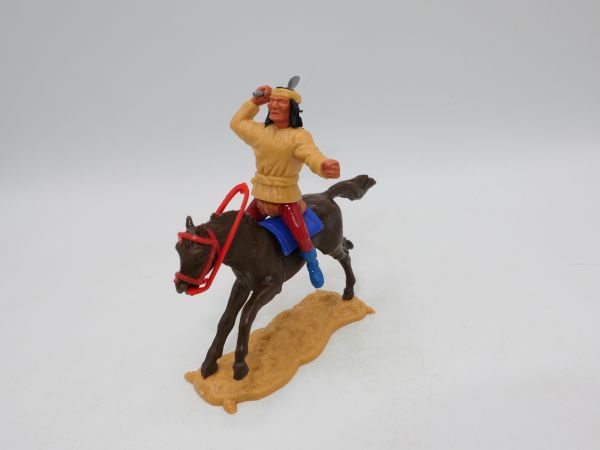 Timpo Toys Apachenreiter beige mit Apachenhose - Replika-Unterteil