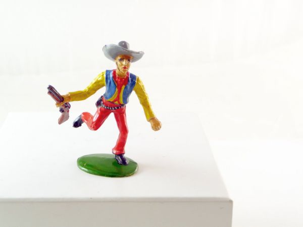 Merten 6,5 cm Cowboy laufend mit Gewehr - schöne frühe Figur