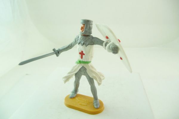 Cherilea Crusader standing with sword + shield