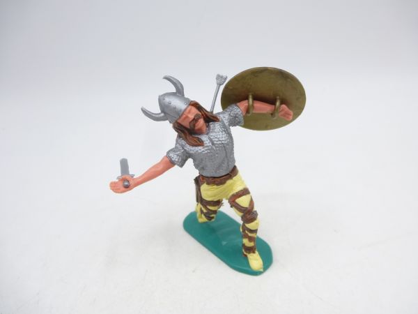 Timpo Toys Viking standing with short sword, hit by arrow