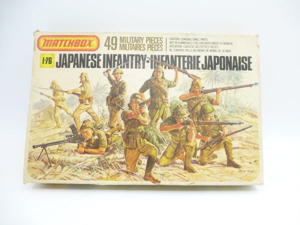 Matchbox 1:76 Japanese Infantry, No. P 5007 - orig. packaging, loose, complete