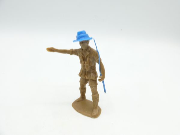 Heinerle Big game hunter with hat + rifle - in rare light brown