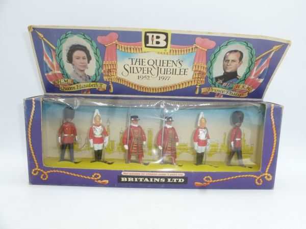 Britains Display box "The Queen's Silver Jubilee 1952-1977"