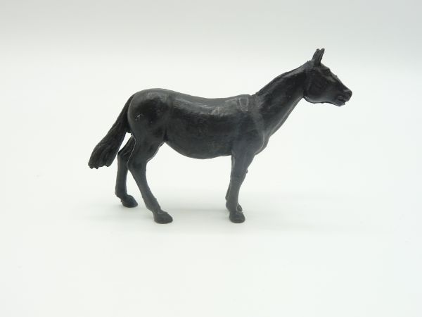 Timpo Toys Pasture horse standing, looking straight ahead, black