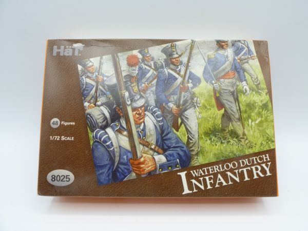 HäT 1:72 Waterloo Dutch Infantry, No. 8025 - orig. packaging, parts on cast