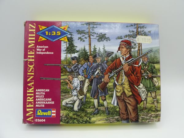 Revell 1:32 American War of Independence, American Militia, No. 2604 - orig. packaging