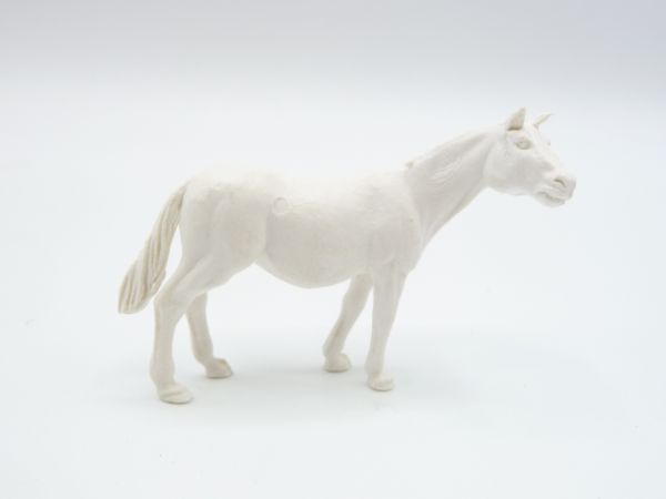 Timpo Toys Pasture horse standing, looking to the right, white