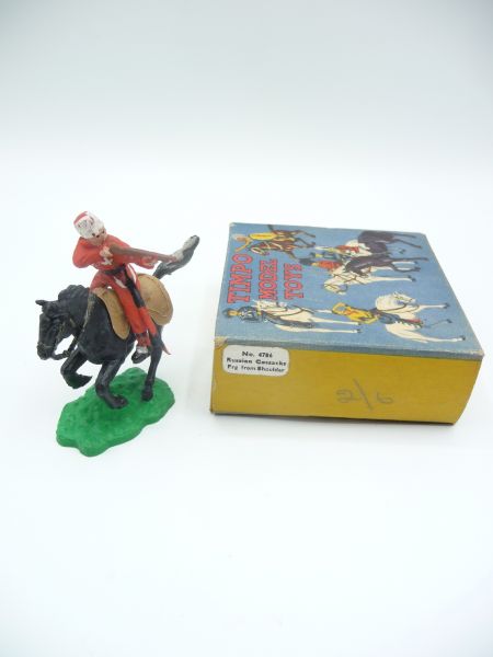 Timpo Toys Cossack riding, firing rifle - in original box