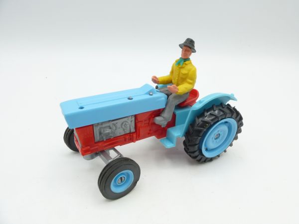 Timpo Toys Bauer mit Traktor - selten, nicht komplett