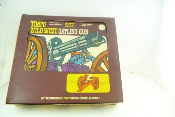 Timpo Toys Large dealer box for Gatling Guns - very good condition