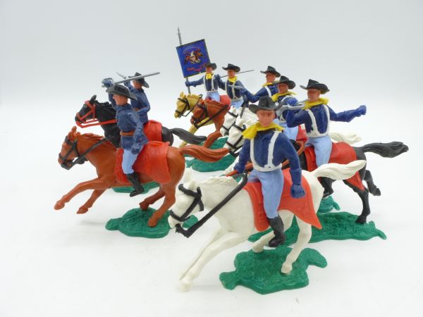Timpo Toys Set of Union Army Soldiers 1st version (8 figures)