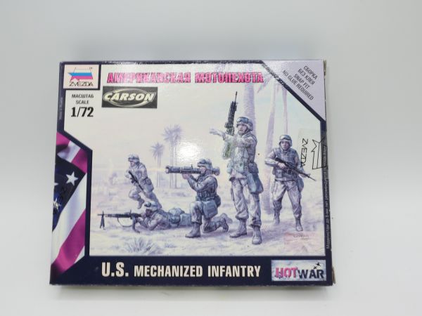 Zvezda 1:72 US Mechanized Infantry, No. 7407 - orig. packaging (sealed box)