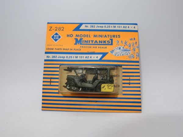Roco Minitanks Jeep 0.25t M 151 A2 4x4, No. Z 282 - orig. packaging