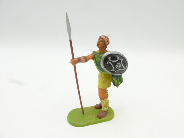 Modification 7 cm Roman soldier with spear + shield - very nice painting