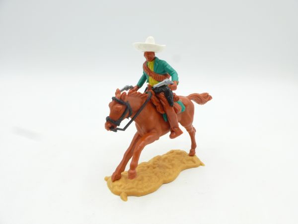 Timpo Toys Mexican riding, green/yellow, firing 2 pistols