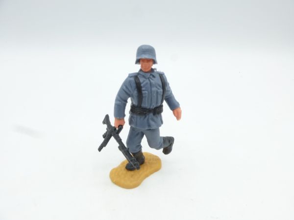 Timpo Toys Deutscher Soldat mit schwerem Geschütz