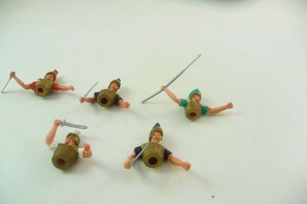 Timpo Toys 5 Römeroberteile (ohne Schilde)