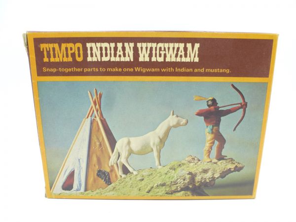 Timpo Toys Indian Wigwam, Snap Together Model, Nr. 274