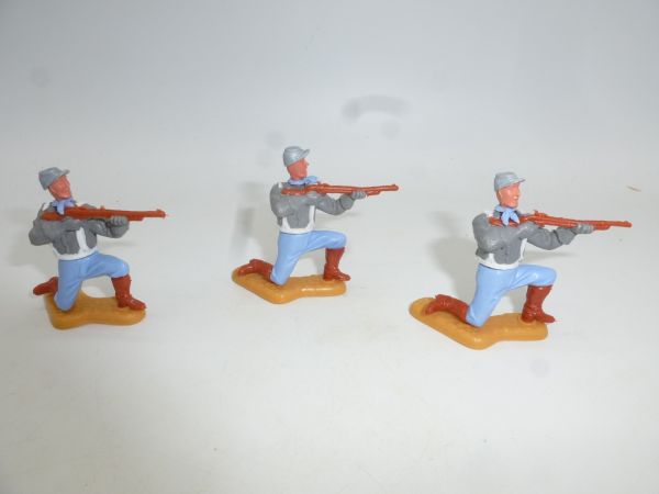 Timpo Toys 3 Southerners 2nd version kneeling shooting - great set
