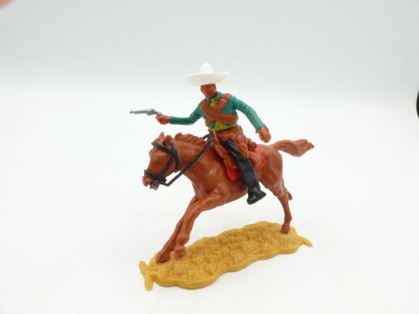 Timpo Toys Mexican riding with pistol, green/yellow