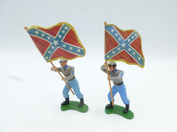 Britains Swoppets 2 flag bearers (Southern)