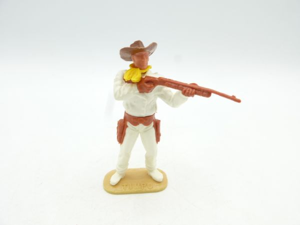 Timpo Toys Cowboy 2. Version stehend, Gewehr schießend
