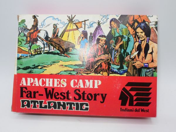 Atlantic 1:72 Far West Story: Apaches Camp, No. 1106 - orig. packaging, on cast