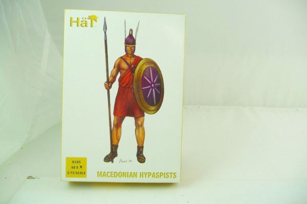 HäT 1:72 Macedonian Hypaspists, No. 8185 - orig. packaging, figures on cast, box top