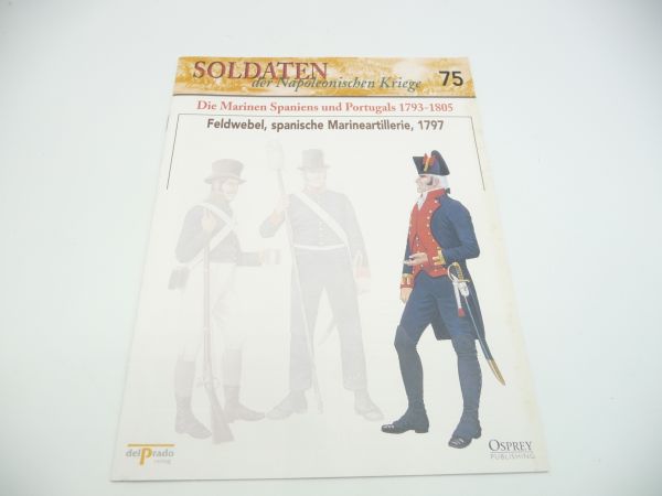 del Prado Booklet No. 75, Sergeant, Spanish Naval Artillery 1797
