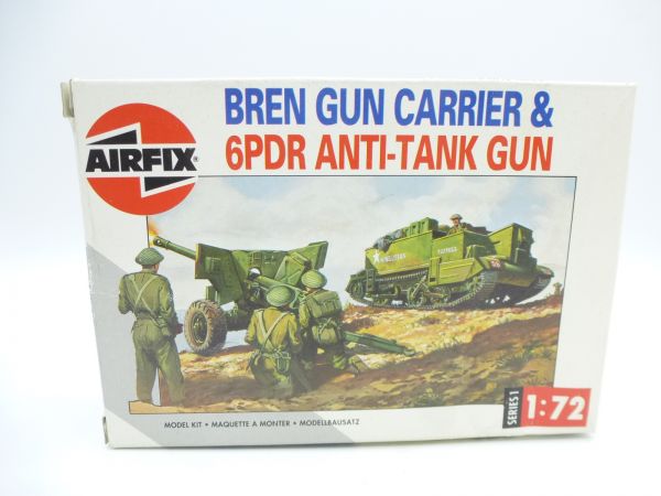 Airfix 1:72 Bren Gun Carrier & 6 PDR Anti Tank Gun 01309